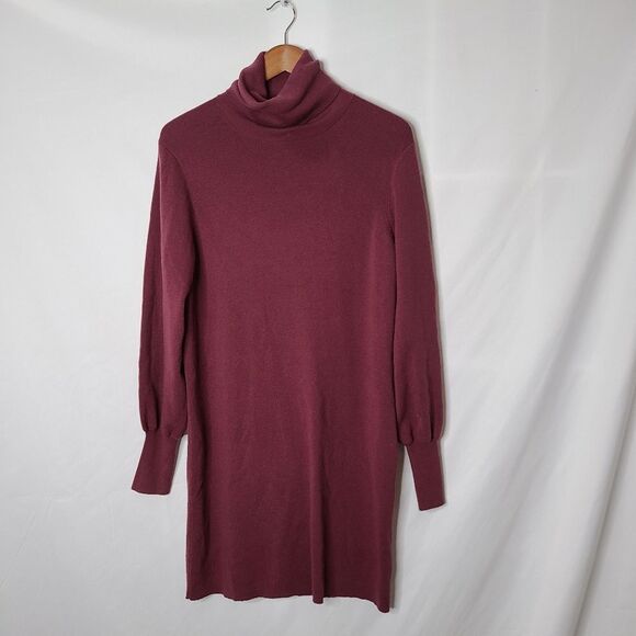 Wilfred Aritzia Rebecca Sweater Dress in Frosted Plum sz  M - Picture 1 of 6